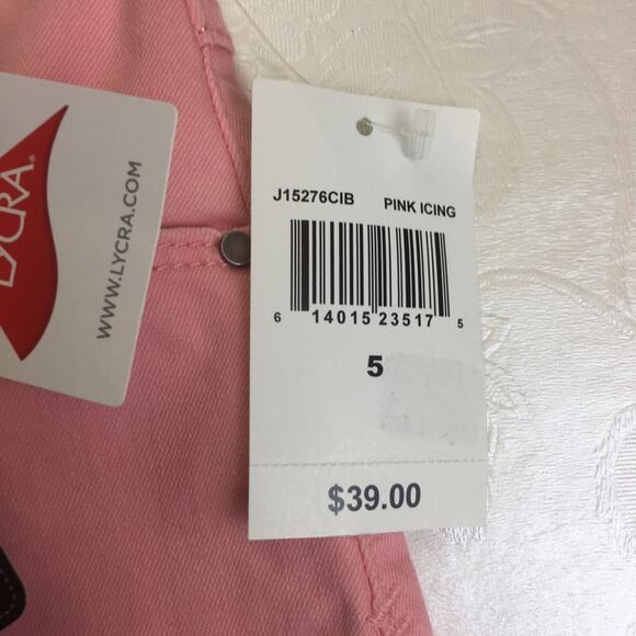 Rewash brand Casey Super High Rise Shorts Pink 5 - Picture 4 of 12